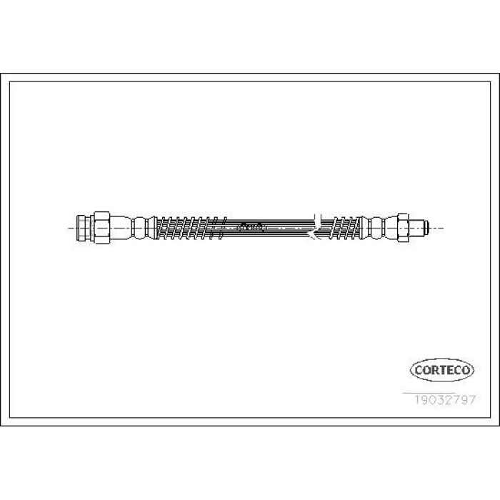 Corteco 19032797 Bremsschlauch Corteco 19032797 Bremsschlauch