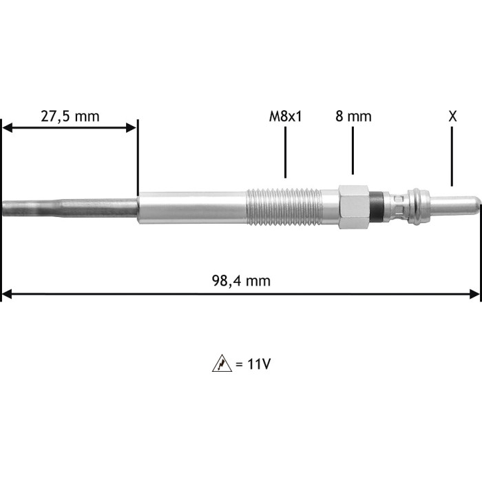 Glühkerze 345175 Glühkerze 345175
