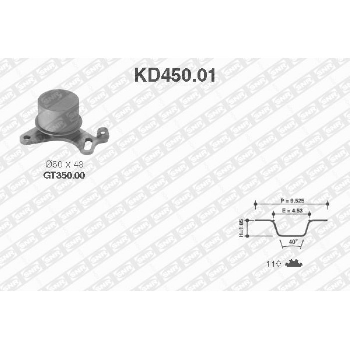 Zahnriemensatz KD450.01 Zahnriemensatz KD450.01