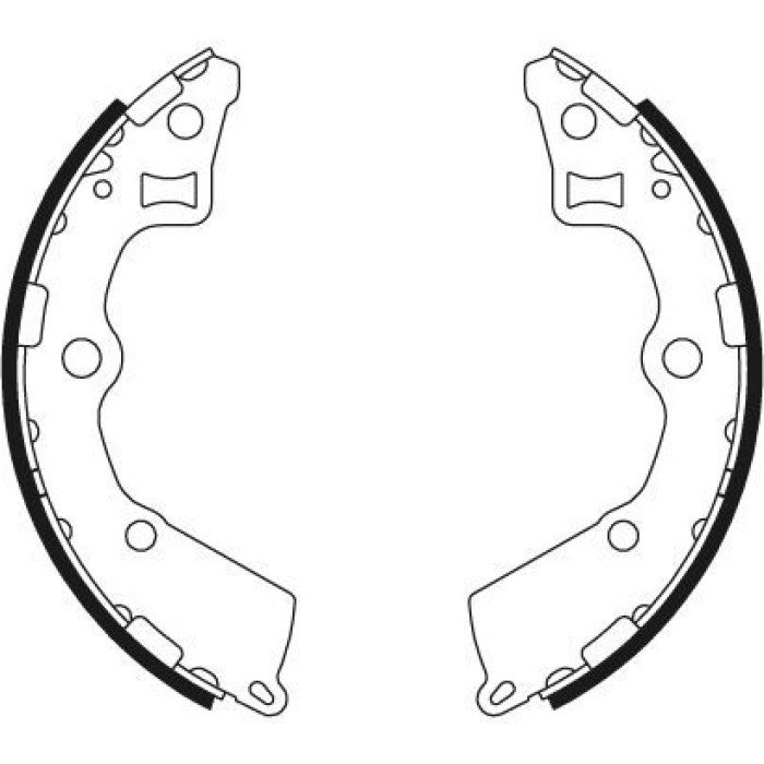 Textar 91072900 Bremsbackensatz Textar 91072900 Bremsbackensatz