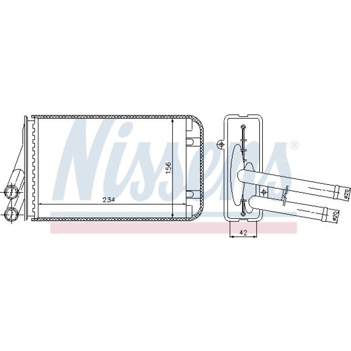 Nissens 70229 Wärmetauscher, Innenraumheizung Nissens 70229 Wärmetauscher, Innenraumheizung