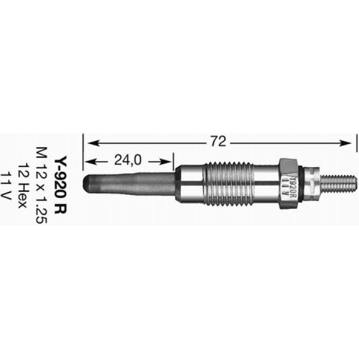 NGK 3645 Glühkerze