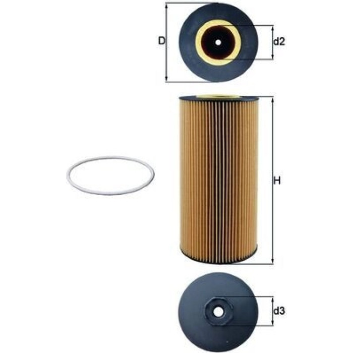 Knecht OX 348D Ölfilter Knecht OX 348D Ölfilter