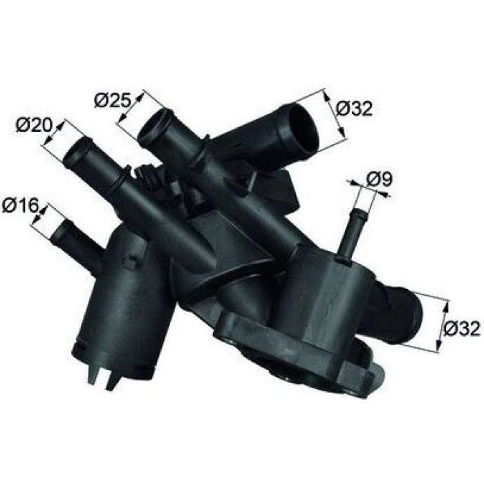 Mahle TM 4 109 Thermostat, Kühlmittel BEHR Mahle TM 4 109 Thermostat, Kühlmittel BEHR