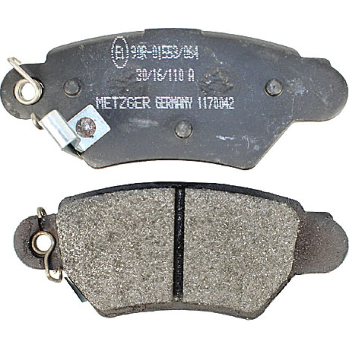 Metzger 1170042 Bremsbelagsatz, Scheibenbremse