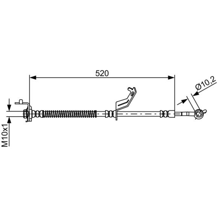 BOSCH 1 987 481 868 Bremsschlauch