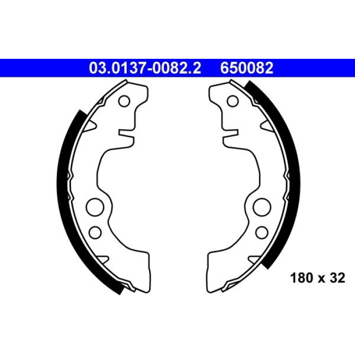 ATE 03.0137-0082.2 Bremsbackensatz