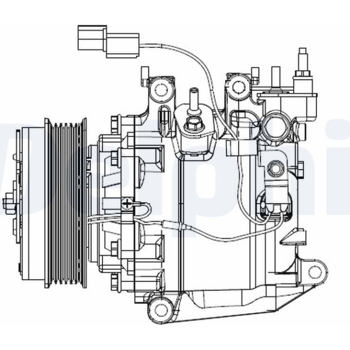 Delphi CS20503 Kompressor, Klimaanlage Delphi CS20503 Kompressor, Klimaanlage