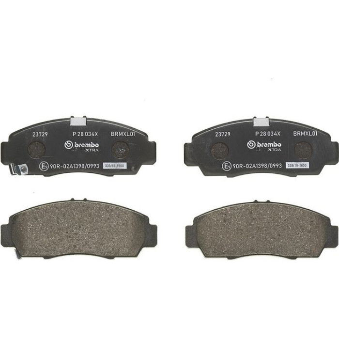 Brembo P 28 034X Bremsbelagsatz, Scheibenbremse XTRA LINE Brembo P 28 034X Bremsbelagsatz, Scheibenbremse XTRA LINE