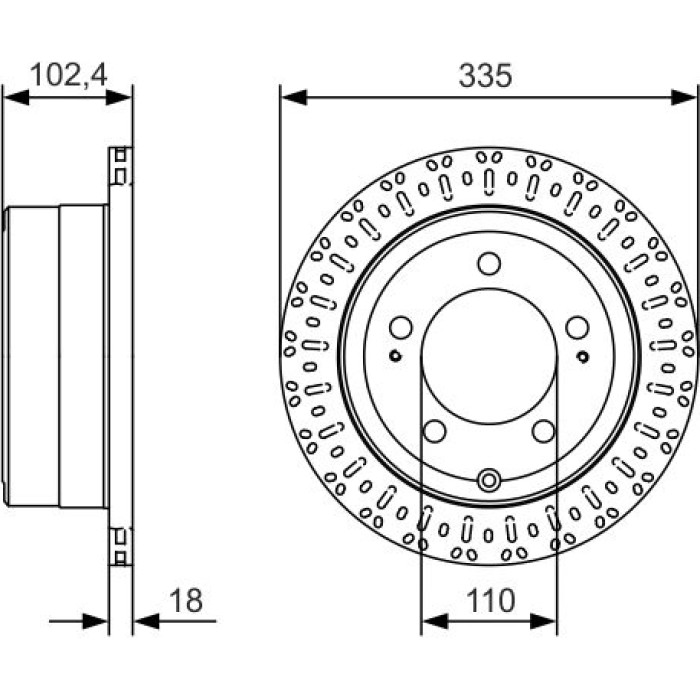 BOSCH 0 986 479 A61 Bremsscheibe BOSCH 0 986 479 A61 Bremsscheibe
