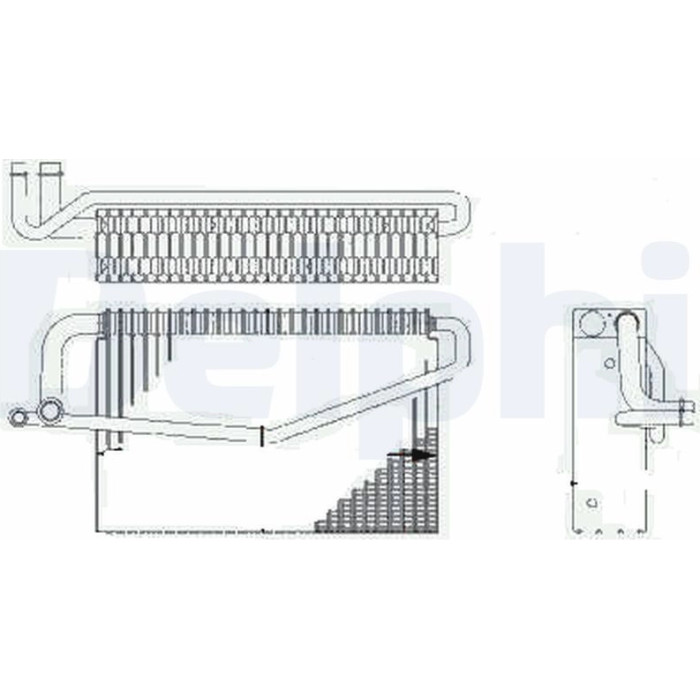 Delphi TSP0525188 Verdampfer, Klimaanlage Delphi TSP0525188 Verdampfer, Klimaanlage