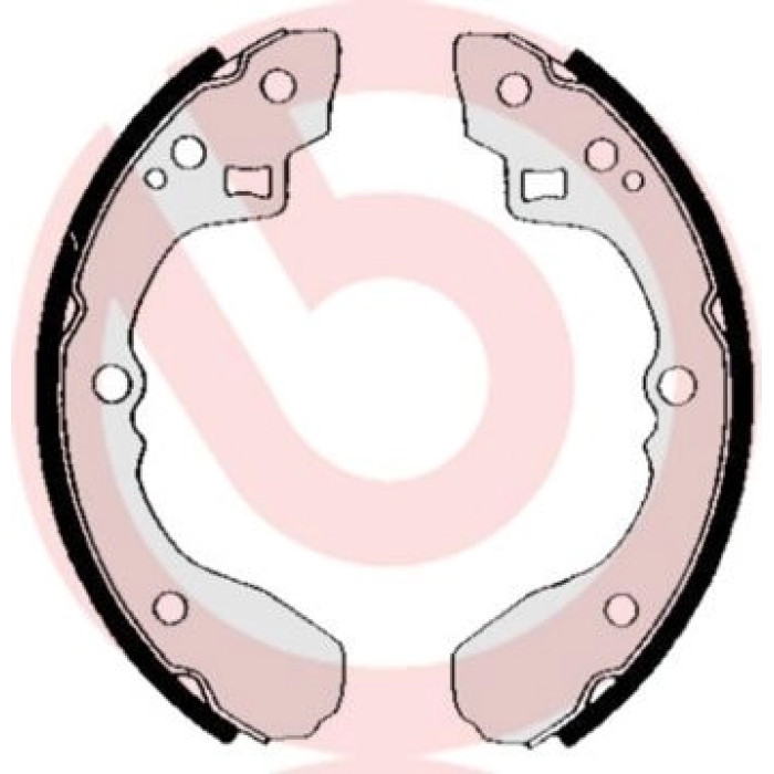 Brembo S 49 509 Bremsbackensatz ESSENTIAL LINE