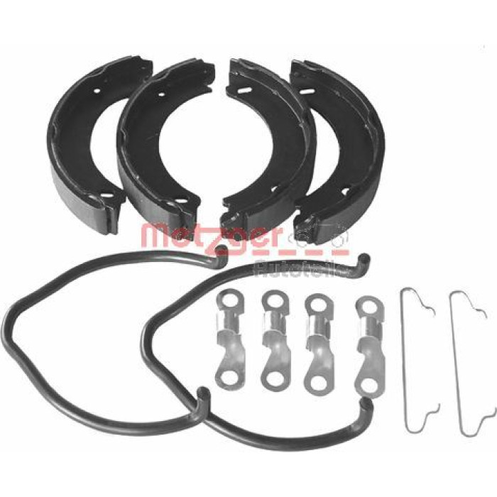 Metzger KR 628 Bremsbackensatz, Feststellbremse Metzger KR 628 Bremsbackensatz, Feststellbremse