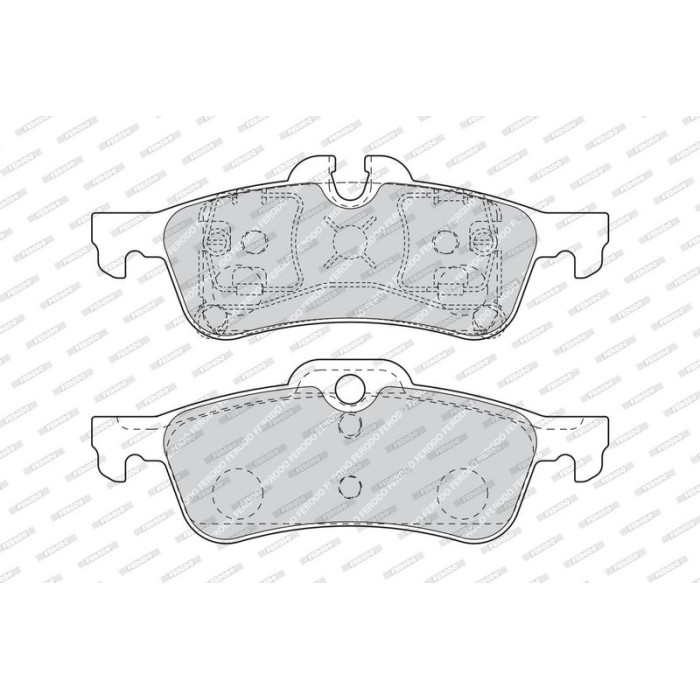 Ferodo FDB1676 Bremsbelagsatz, Scheibenbremse PREMIER ECO FRICTION