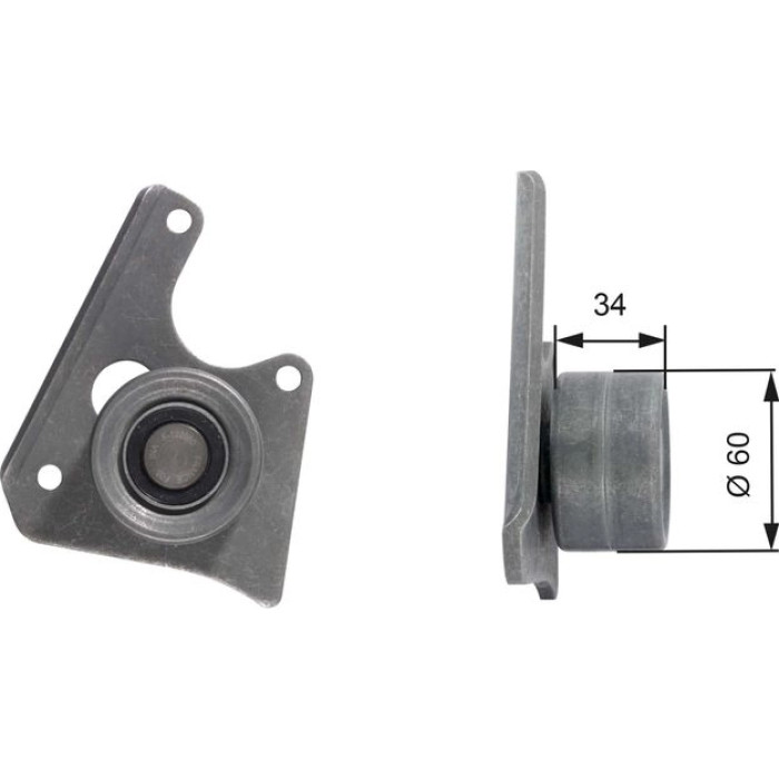 Gates T42069 Umlenkrolle/Führungsrolle, Zahnriemen PowerGrip™ Gates T42069 Umlenkrolle/Führungsrolle, Zahnriemen PowerGrip™