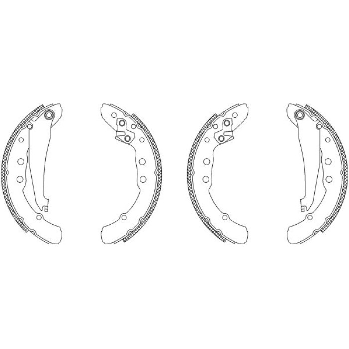 Bremsbackensatz 8DB 355 003-561 Bremsbackensatz 8DB 355 003-561