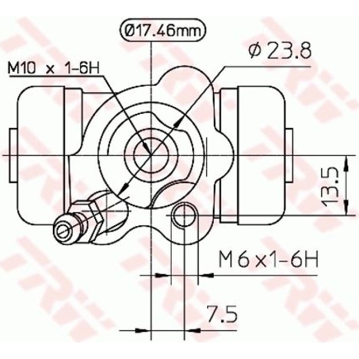 TRW BWA155 Radbremszylinder