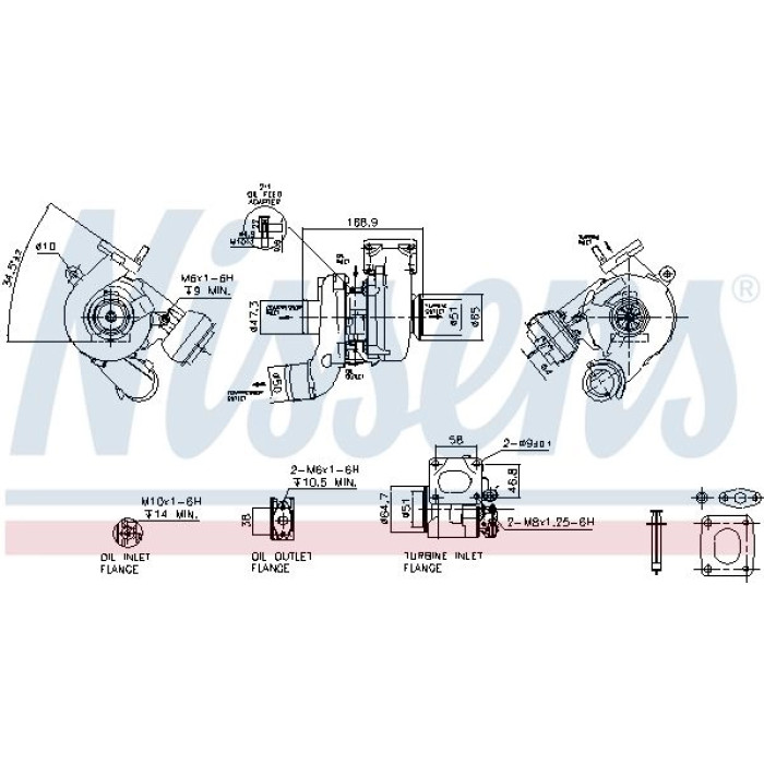 Nissens Turbolader 93104 Nissens Turbolader 93104