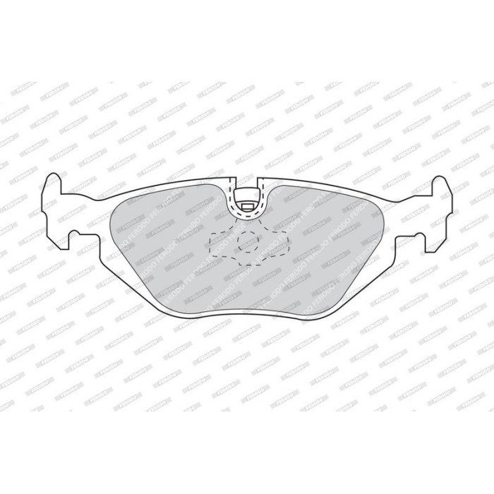Ferodo FDB850 Bremsbelagsatz, Scheibenbremse PREMIER ECO FRICTION
