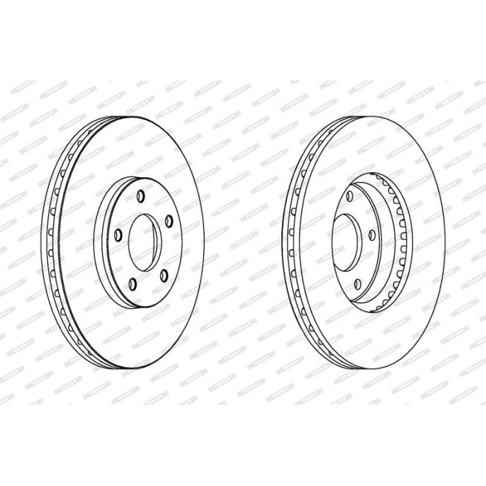 Ferodo DDF1478C-1 Bremsscheibe PREMIER Ferodo DDF1478C-1 Bremsscheibe PREMIER
