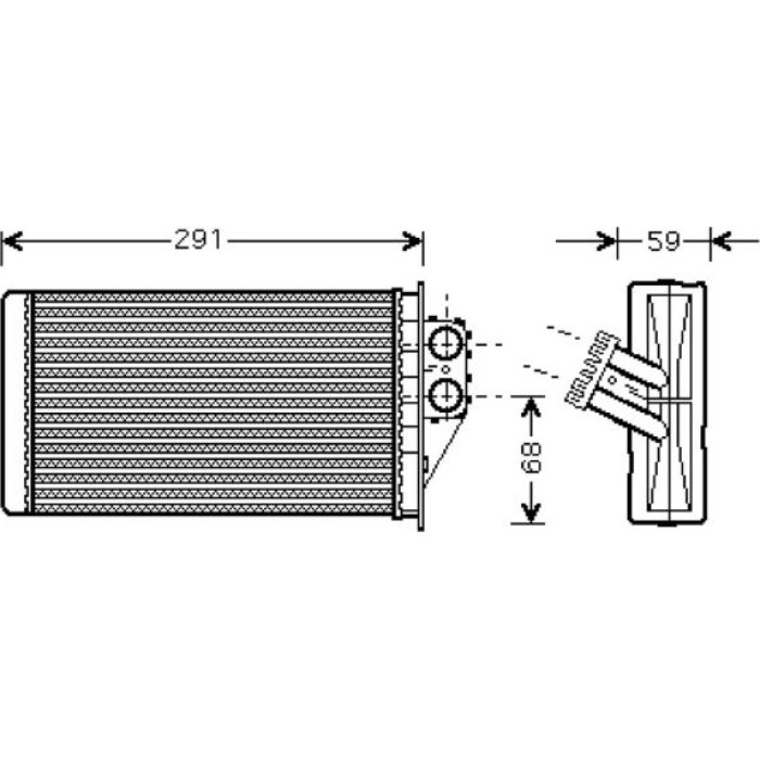 Valeo 812339 Wärmetauscher, Innenraumheizung