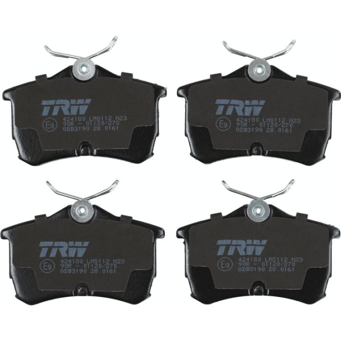 TRW GDB3190 Bremsbelagsatz, Scheibenbremse COTEC TRW GDB3190 Bremsbelagsatz, Scheibenbremse COTEC
