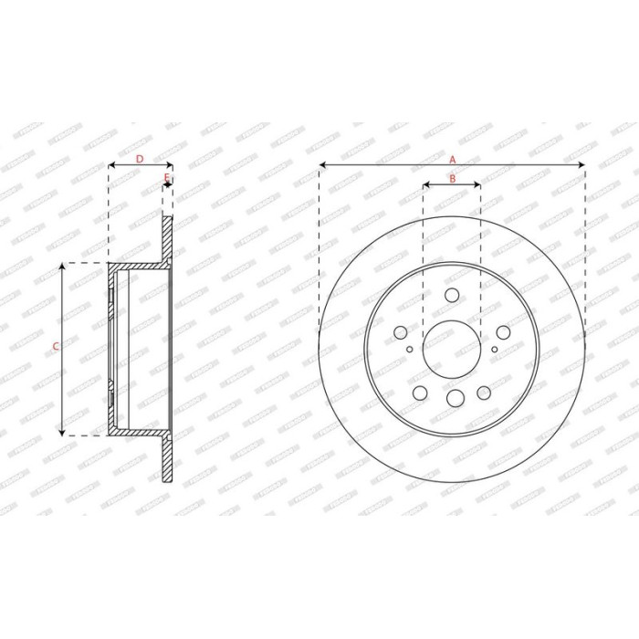 Ferodo DDF2987C Bremsscheibe PREMIER