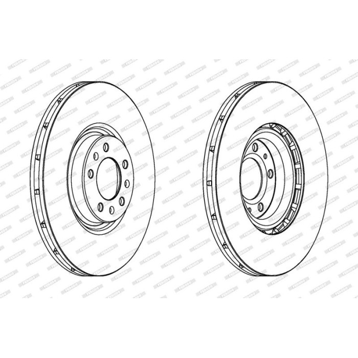 Ferodo DDF1747C-1 Bremsscheibe PREMIER Ferodo DDF1747C-1 Bremsscheibe PREMIER