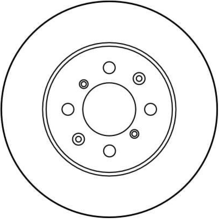 TRW DF2717 Bremsscheibe