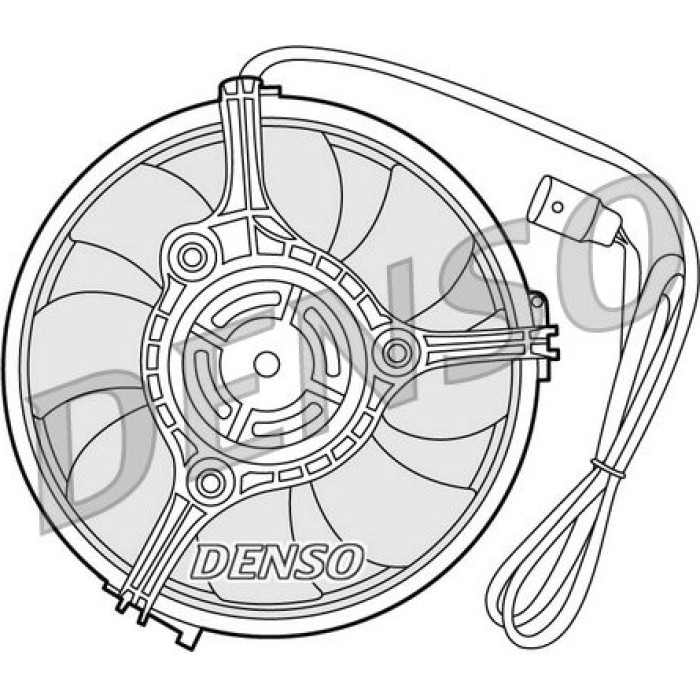 Denso DER02001 Lüfter, Motorkühlung Denso DER02001 Lüfter, Motorkühlung