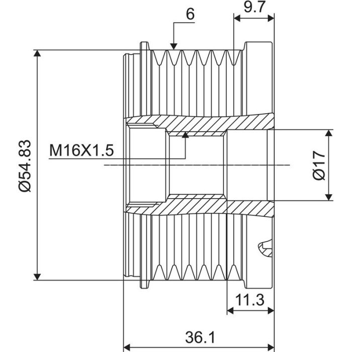 Valeo 588129 Generatorfreilauf NEW SPARE PART Valeo 588129 Generatorfreilauf NEW SPARE PART