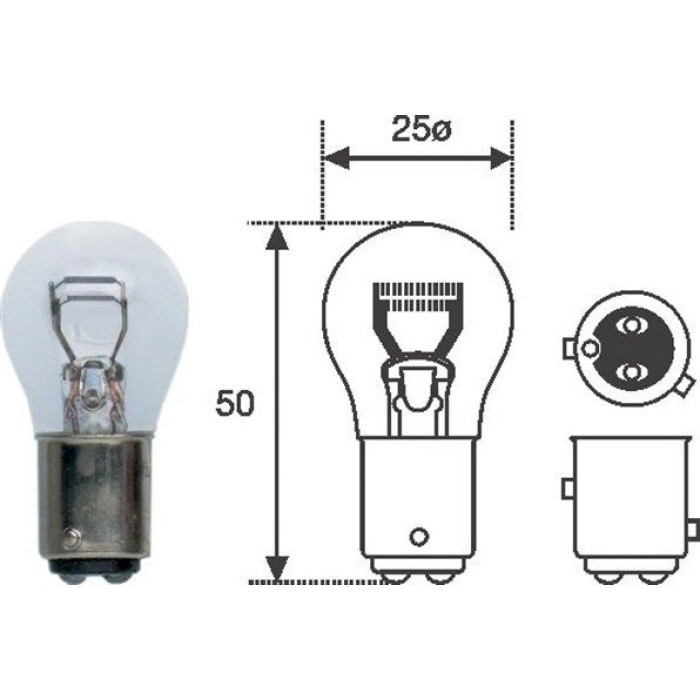 Magneti Marelli 008529100000 Glühlampe STANDARD Magneti Marelli 008529100000 Glühlampe STANDARD