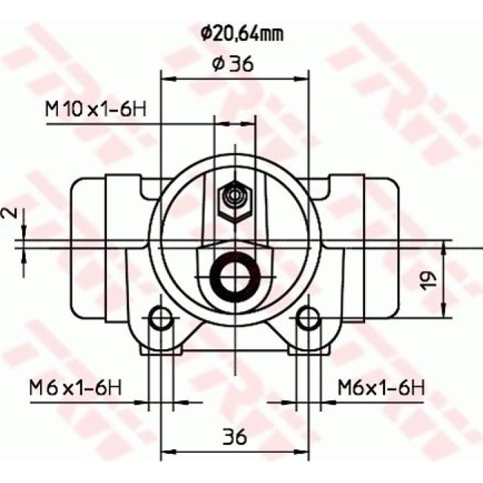 TRW BWF137 Radbremszylinder TRW BWF137 Radbremszylinder