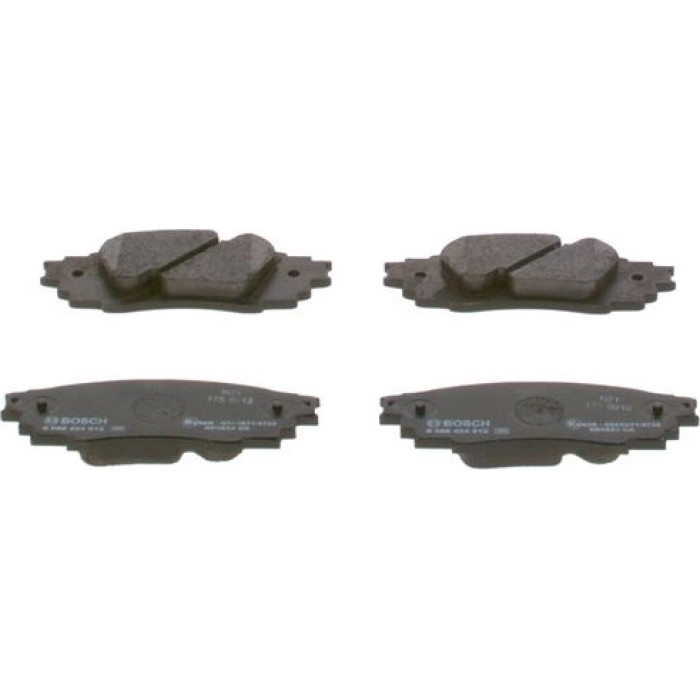 BOSCH 0 986 424 912 Bremsbelagsatz, Scheibenbremse BOSCH 0 986 424 912 Bremsbelagsatz, Scheibenbremse