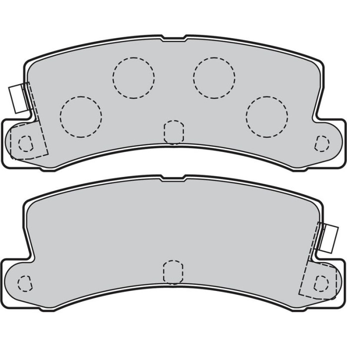 Valeo 598984 Bremsbelagsatz, Scheibenbremse