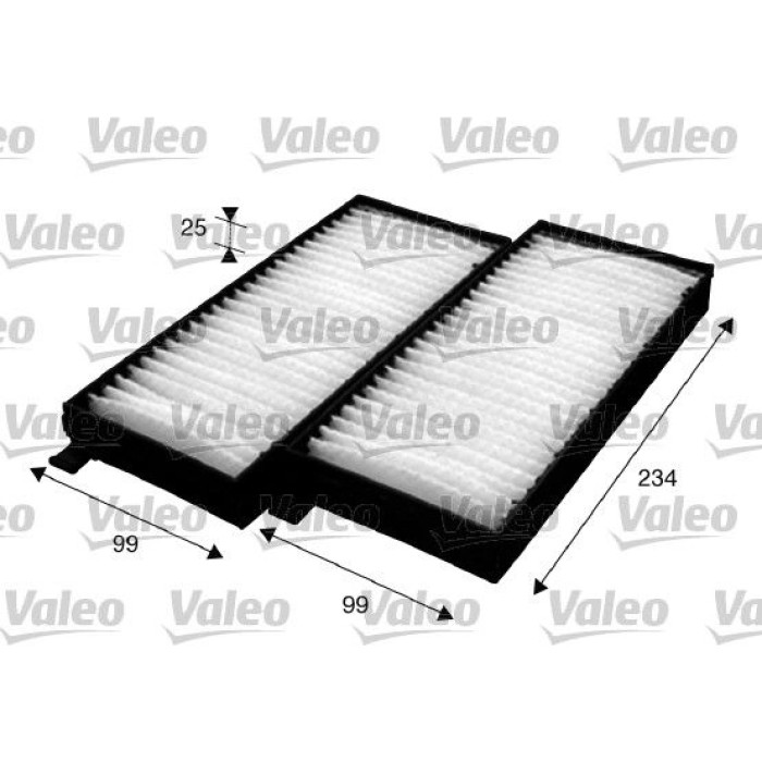 Valeo 715624 Filter, Innenraumluft ESSENTIAL Valeo 715624 Filter, Innenraumluft ESSENTIAL