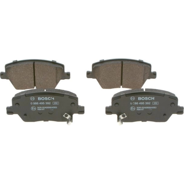 BOSCH 0 986 495 392 Bremsbelagsatz, Scheibenbremse BOSCH 0 986 495 392 Bremsbelagsatz, Scheibenbremse