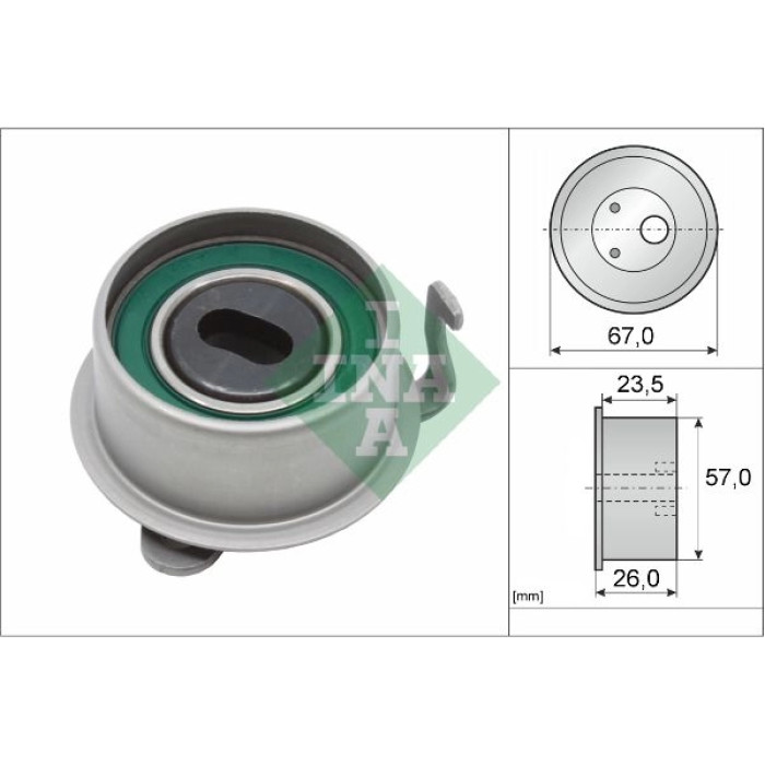 INA 531 0653 20 Spannrolle, Zahnriemen