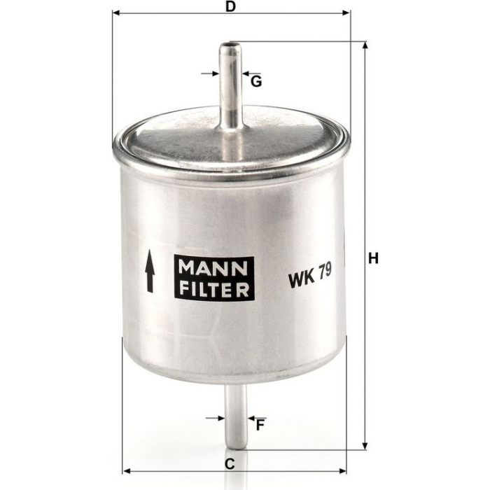 Mann-Filter WK 79 Kraftstofffilter