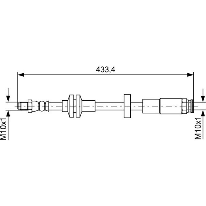 BOSCH 1 987 481 726 Bremsschlauch