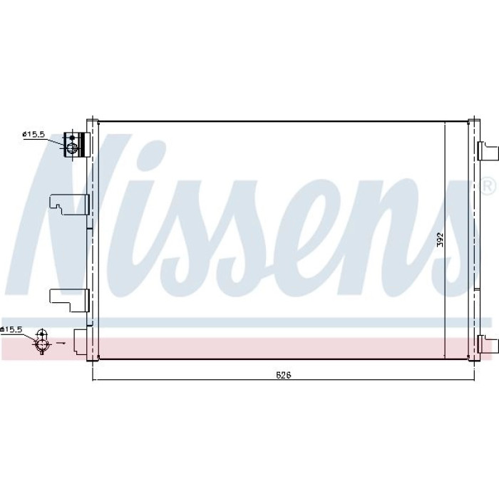 Nissens 940402 Kondensator, Klimaanlage FIRST FIT Nissens 940402 Kondensator, Klimaanlage FIRST FIT