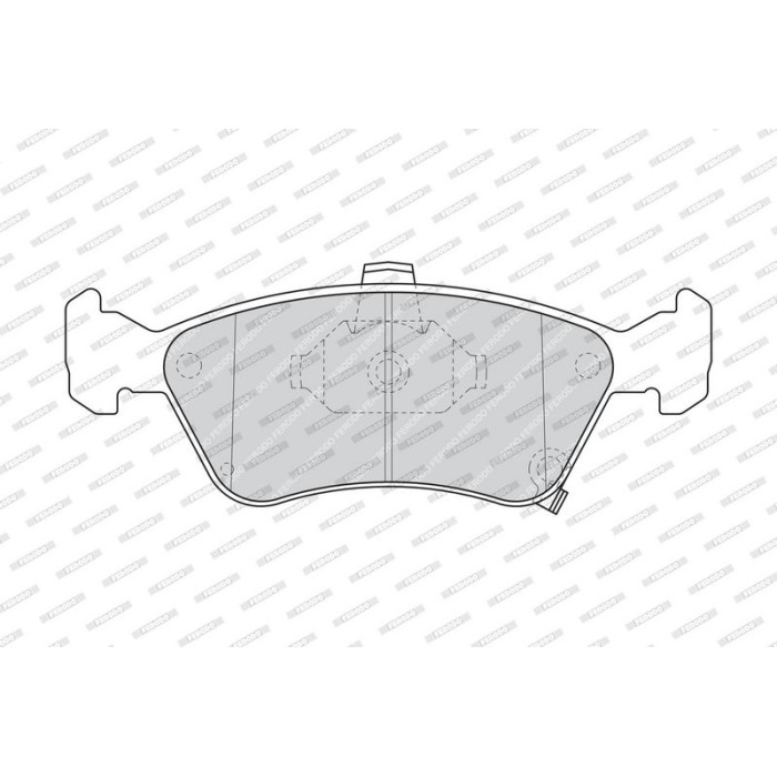 Ferodo FDB1321 Bremsbelagsatz, Scheibenbremse PREMIER ECO FRICTION Ferodo FDB1321 Bremsbelagsatz, Scheibenbremse PREMIER ECO FRICTION