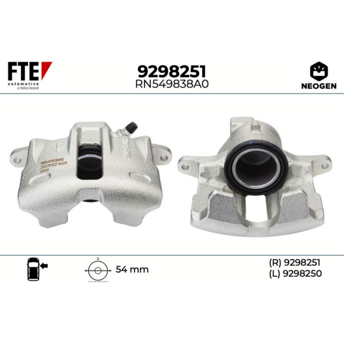 FTE 9298251 Bremssattel NEOGEN FTE 9298251 Bremssattel NEOGEN
