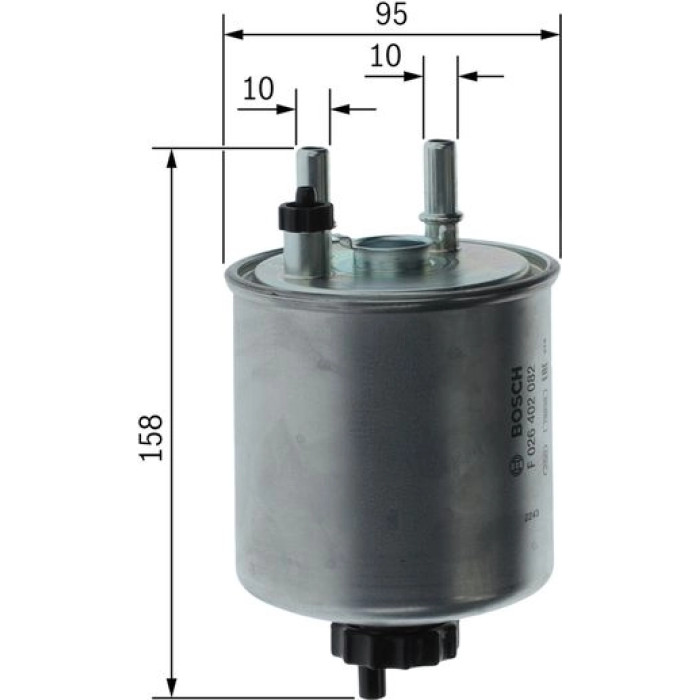 BOSCH F 026 402 082 Kraftstofffilter