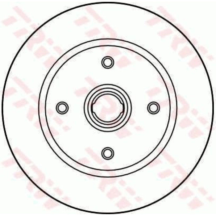 TRW DF1691 Bremsscheibe