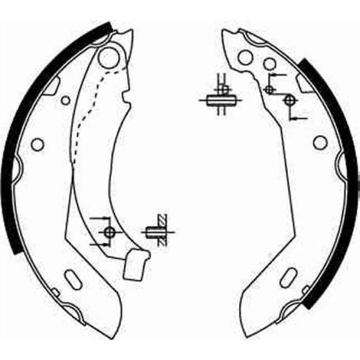 TRW GS8158 Bremsbackensatz TRW GS8158 Bremsbackensatz