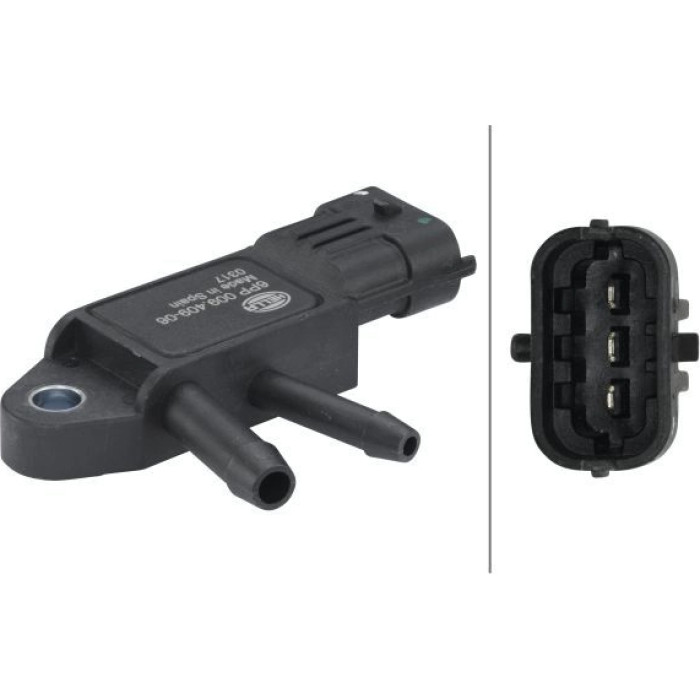 Hella 6PP 009 409-061 Sensor, Abgasdruck Hella 6PP 009 409-061 Sensor, Abgasdruck