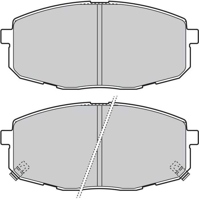 Valeo 598842 Bremsbelagsatz, Scheibenbremse