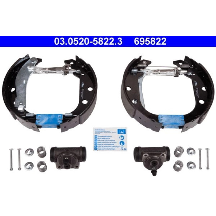 ATE 03.0520-5822.3 Bremsbackensatz Original TopKit
