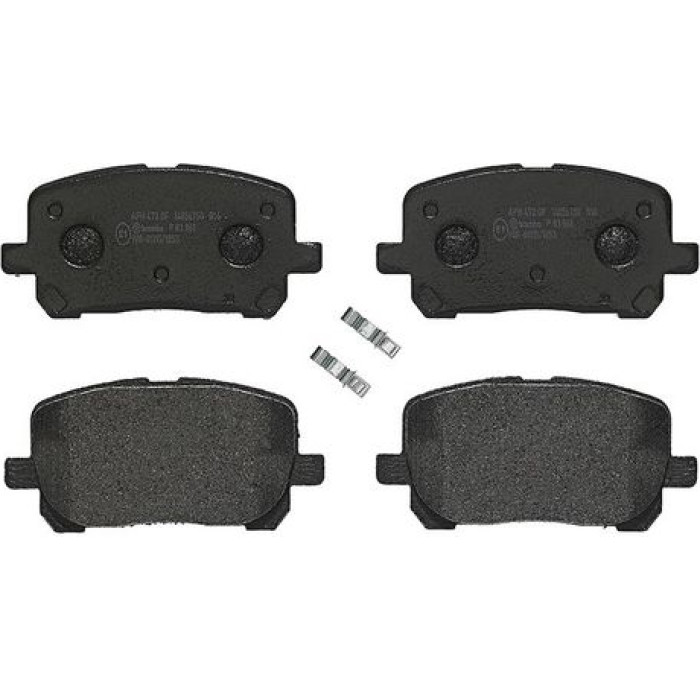 Brembo P 83 061 Bremsbelagsatz, Scheibenbremse PRIME LINE